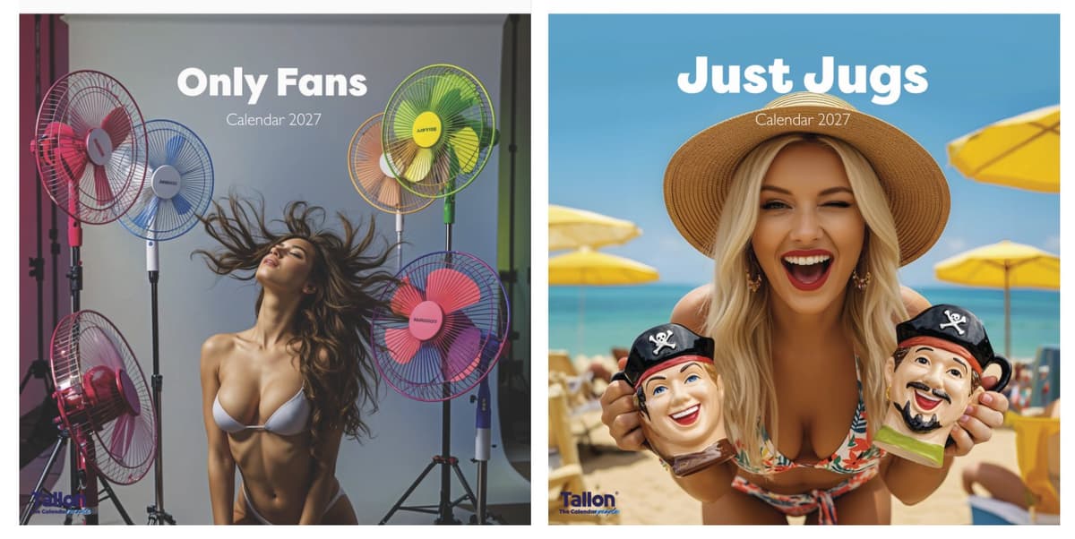 Tallon Calendar Sq Funny Fans & Toby Jugs
