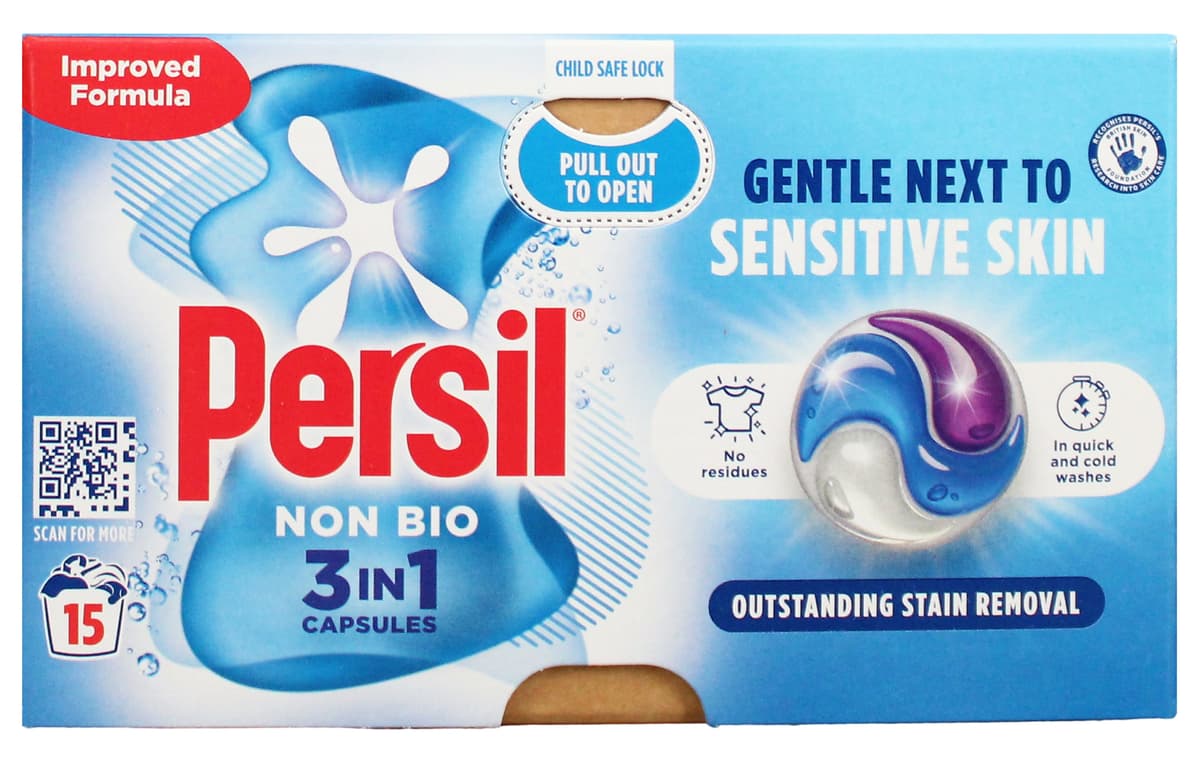 PERSIL 3IN1 CAPSULES NON BIO SENS 15'S