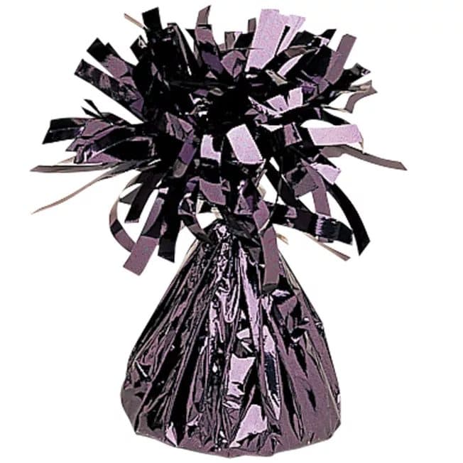 Unique Party Foil Balloon Weight Black