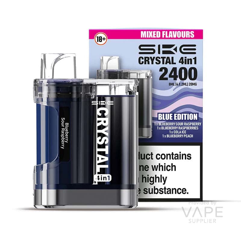 SKE Crystal 4-in-1 2400 Prefilled Pod Kit [Blue Edition]