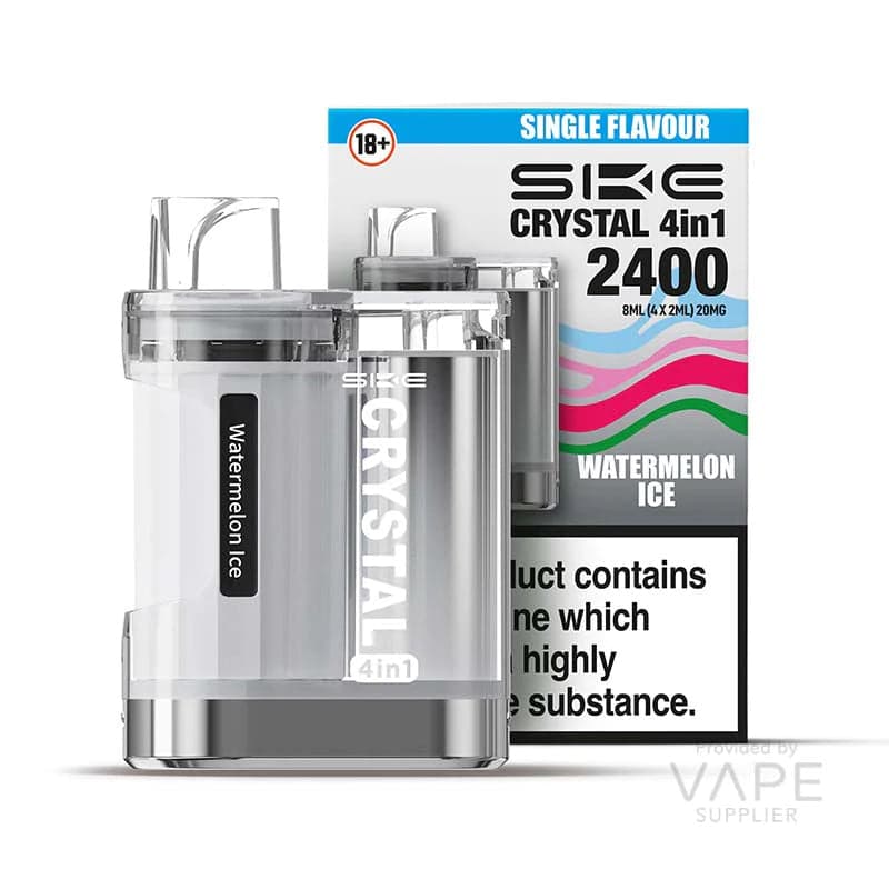 SKE Crystal 4-in-1 2400 Single Prefilled Pod Kit [Watermelon Ice]