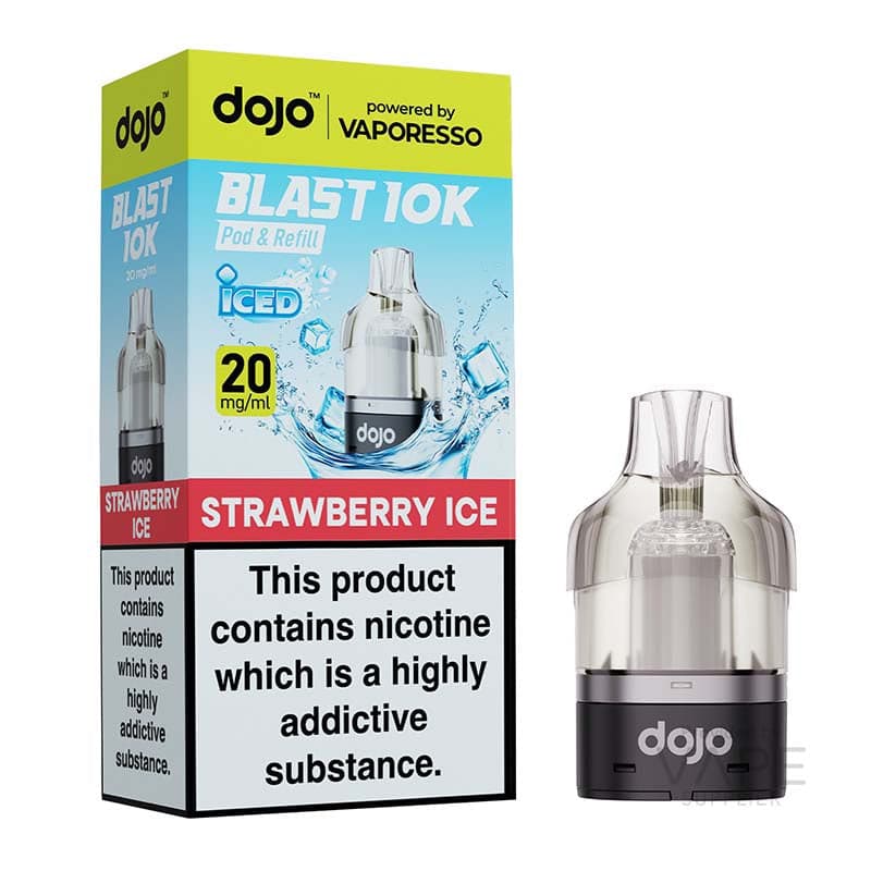 Vaporesso Dojo Blast 10K Prefilled Pods [Strawberry Ice / 20mg]