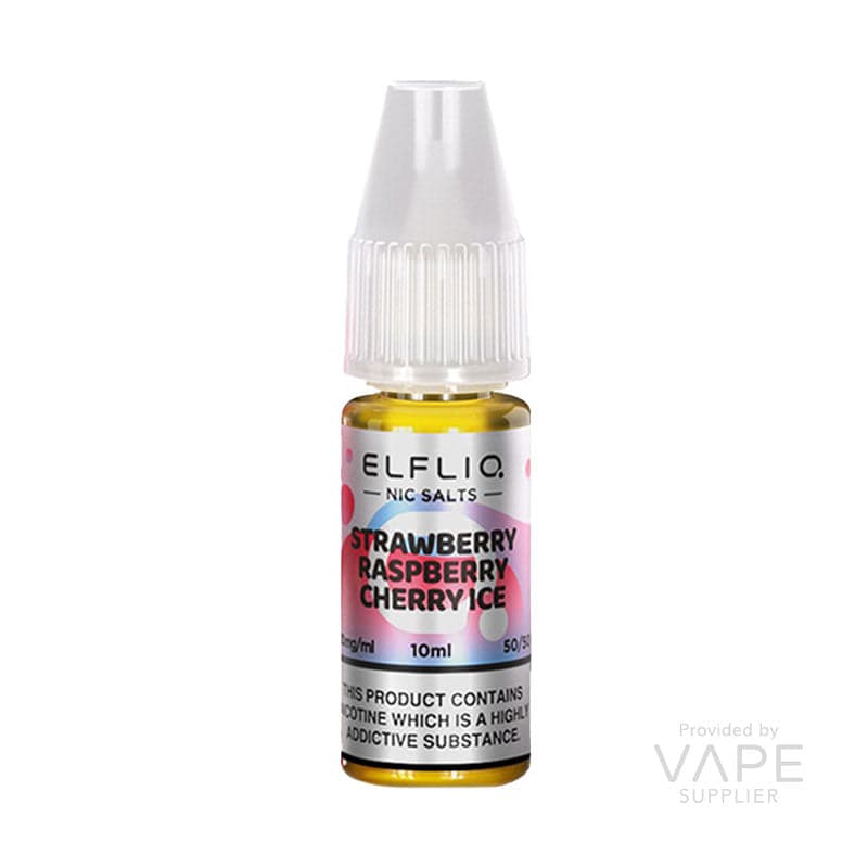 Elfliq 10mg Nic Salts [Strawberry Raspberry Cherry Ice / 10mg]
