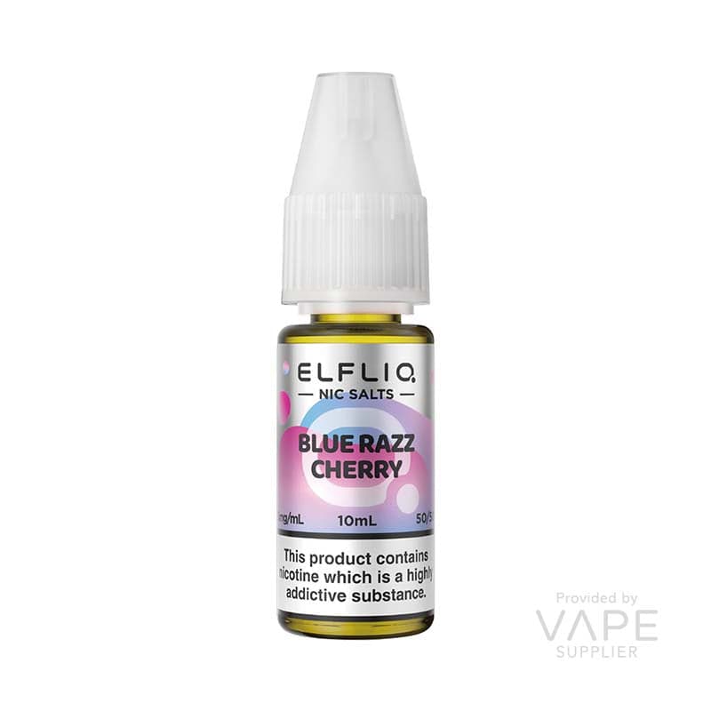 NEW! Elfliq 10mg Nic Salts [Blue Razz Cherry / 10mg]