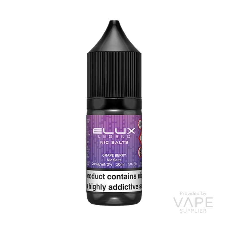 Elux Legend Nic Salt 20mg [Grape Berry / 20mg] - 10ml
