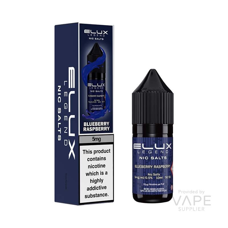 Elux Legend Nic Salt 5mg [Blueberry Raspberry / 5mg] - 10ml