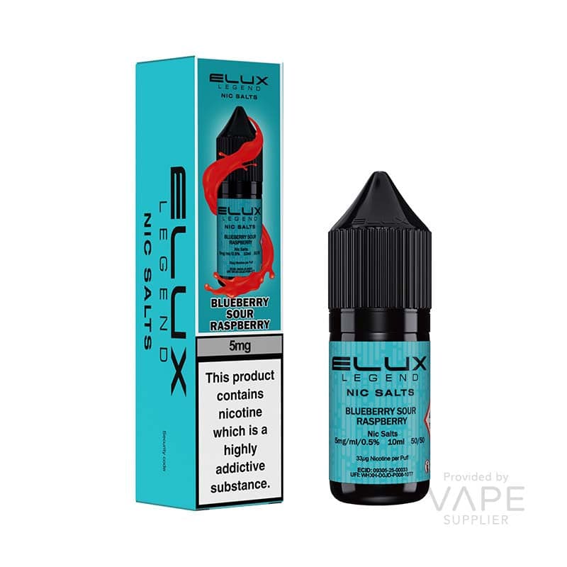 Elux Legend Nic Salt 5mg [Blueberry Sour Raspberry / 5mg] - 10ml