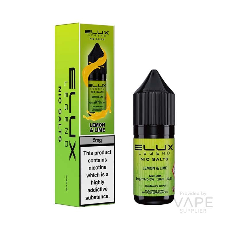 Elux Legend Nic Salt 5mg [Lemon & Lime / 5mg] - 10ml