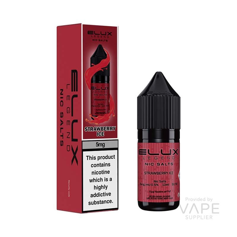 Elux Legend Nic Salt 5mg [Strawberry Ice / 5mg] - 10ml