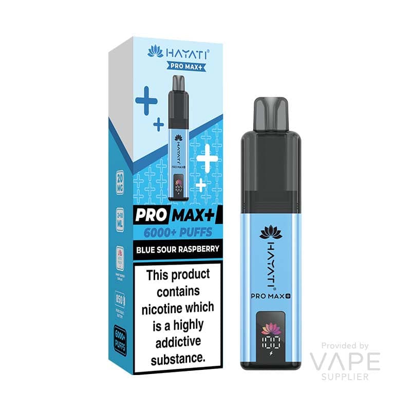 Hayati Pro Max+ 6K Prefilled Pod Kit 20mg [Blue Sour Raspberry / 20mg]