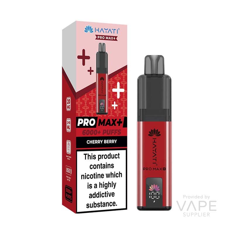 Hayati Pro Max+ 6K Prefilled Pod Kit 20mg [Cherry Berry / 20mg]