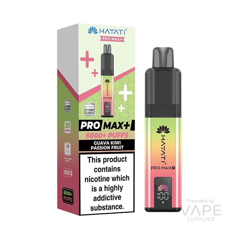 Hayati Pro Max+ 6K Prefilled Pod Kit 20mg [Guava Kiwi Passion Fruit / 20mg]