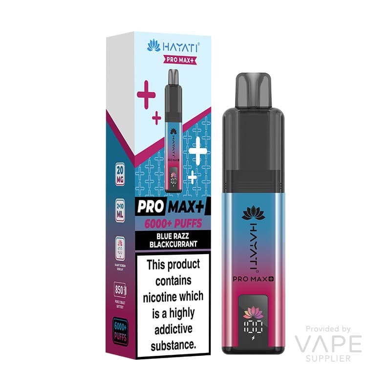 Hayati Pro Max+ 6K Prefilled Pod Kit [Blue Razz Blackcurrant / 20mg]