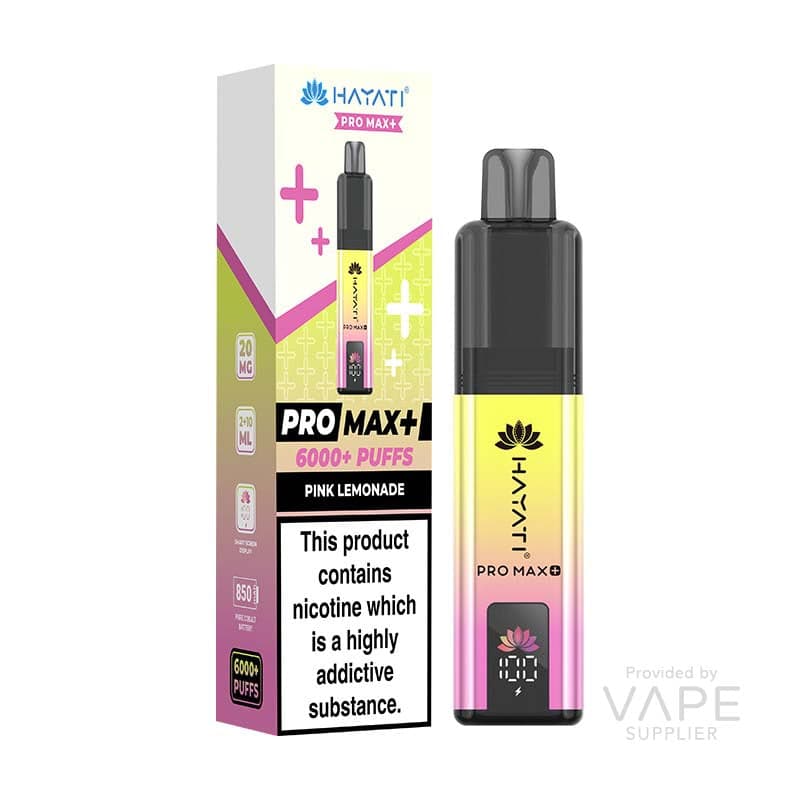Hayati Pro Max+ 6K Prefilled Pod Kit [Pink Lemonade / 20mg]