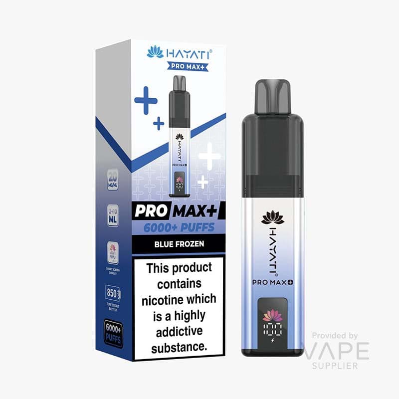 NEW! Hayati Pro Max+ 6K Prefilled Pod Kit [Blue Frozen / 20mg]