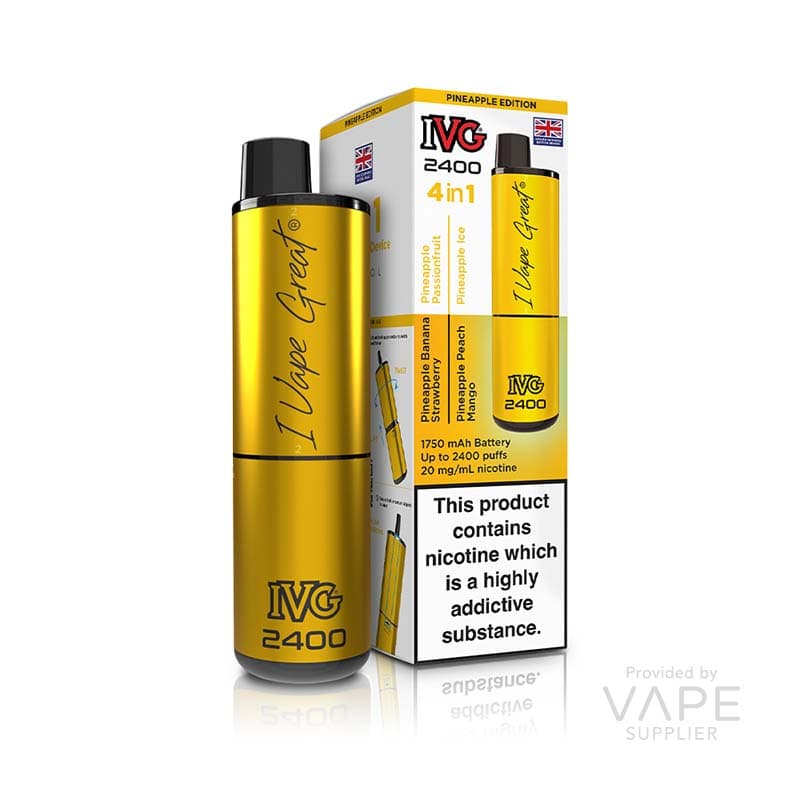 IVG 2400 4 In 1 Rechargeable Pod Kit [Pineapple Edition / 20mg] - 8ml