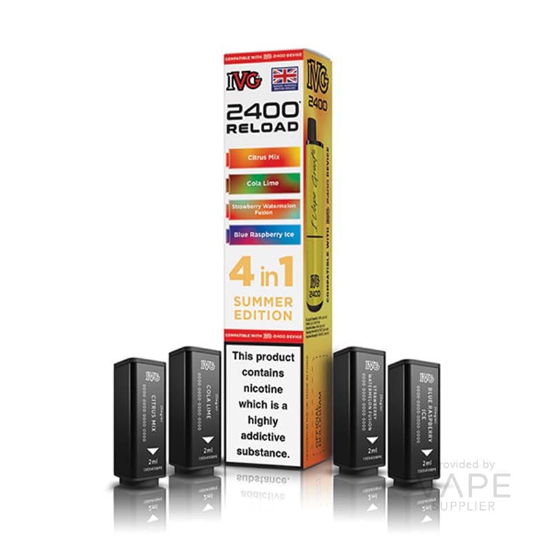 IVG 2400 4 In 1 Reload Pods [Summer Edition / 20mg] - 8ml