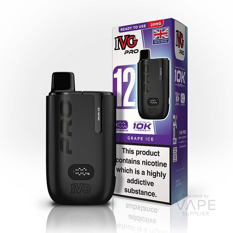 IVG Pro (New) 20mg Prefilled Pod Kit - 12ml [Grape Ice / 20mg]