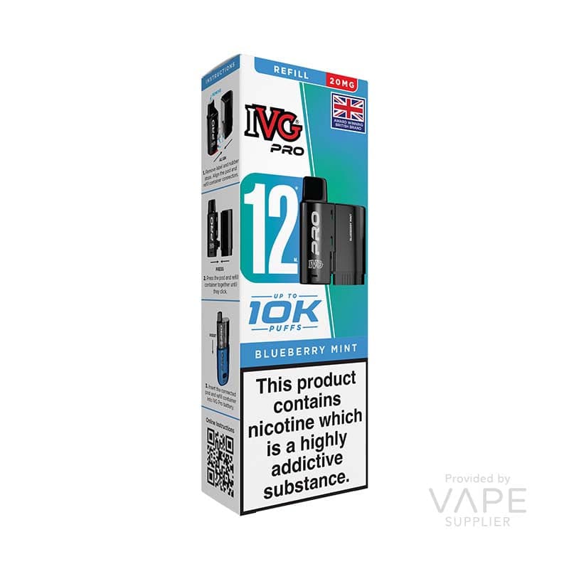 IVG Pro 12 (New) 20mg Prefilled Pod - 12ml [Blueberry Mint / 20mg]
