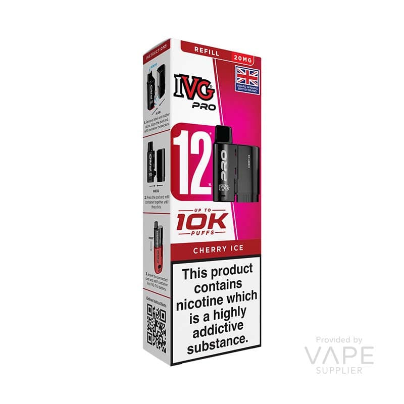 IVG Pro 12 (New) 20mg Prefilled Pod - 12ml [Cherry Ice / 20mg]