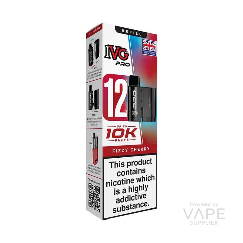 IVG Pro 12 (New) 20mg Prefilled Pod - 12ml [Fizzy Cherry / 20mg]