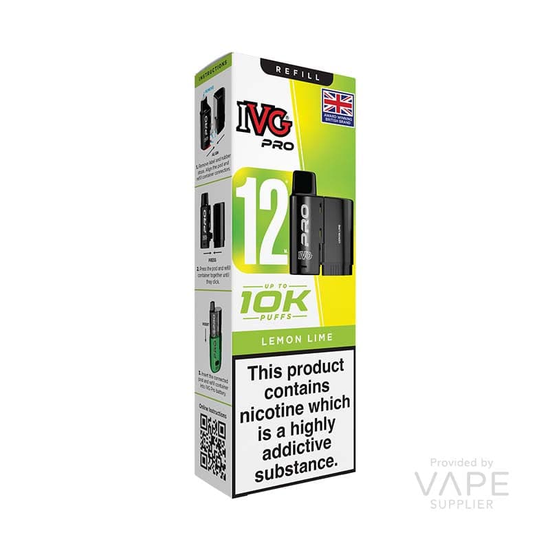 IVG Pro 12 (New) 20mg Prefilled Pod - 12ml [Lemon Lime / 20mg]