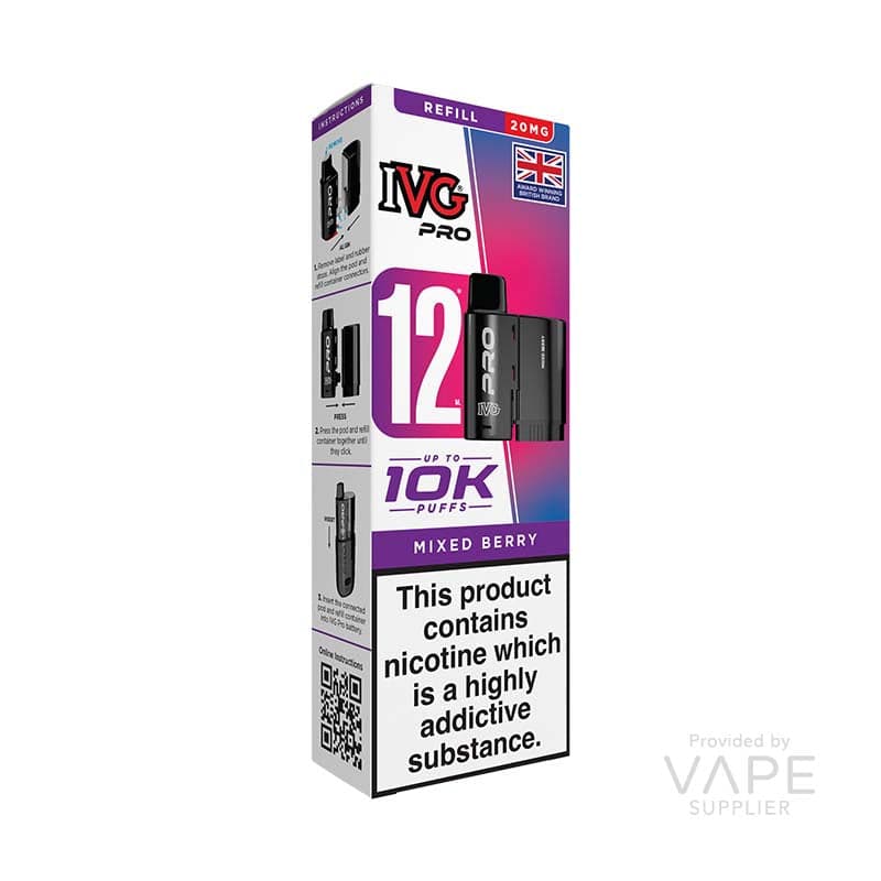 IVG Pro 12 (New) 20mg Prefilled Pod - 12ml [Mixed Berry / 20mg]