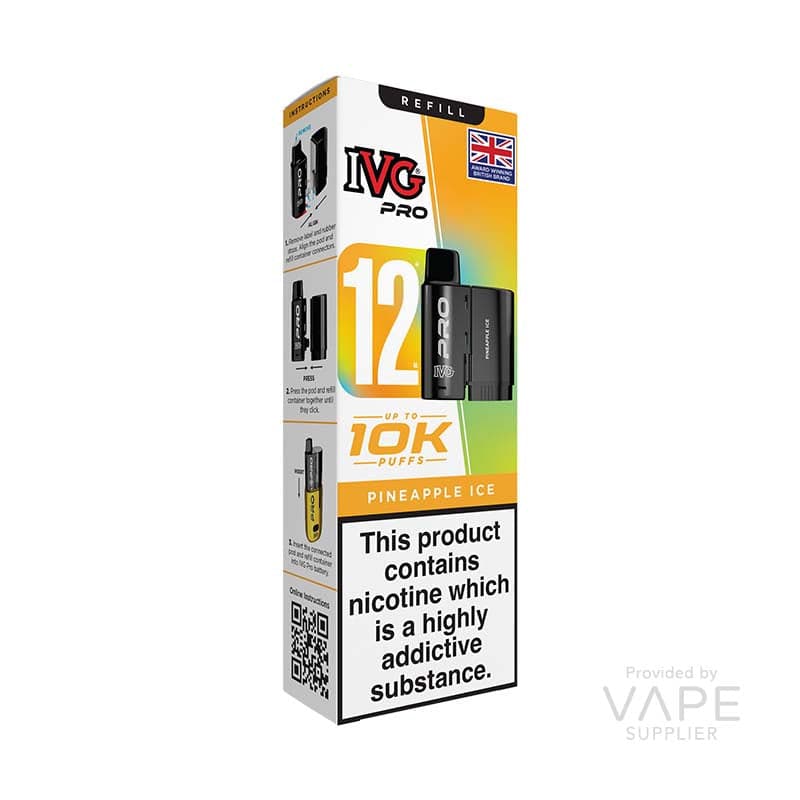 IVG Pro 12 (New) 20mg Prefilled Pod - 12ml [Pineapple Ice / 20mg]