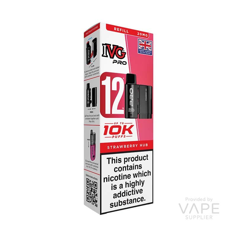 IVG Pro 12 (New) 20mg Prefilled Pod - 12ml [Strawberry Hub / 20mg]