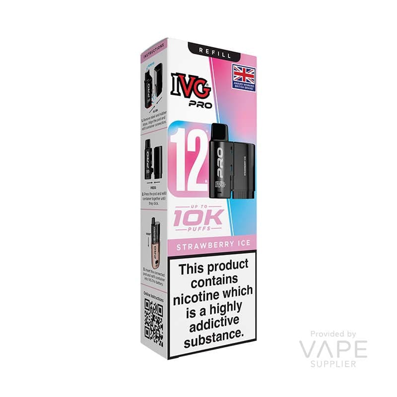 IVG Pro 12 (New) 20mg Prefilled Pod - 12ml [Strawberry Ice / 20mg]