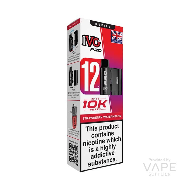 IVG Pro 12 (New) 20mg Prefilled Pod - 12ml [Strawberry Watermelon / 20mg]