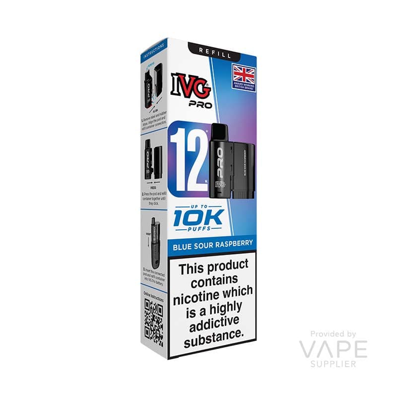 IVG Pro 12 20mg Prefilled Pod - 12ml [Blue Sour Raspberry / 20mg]