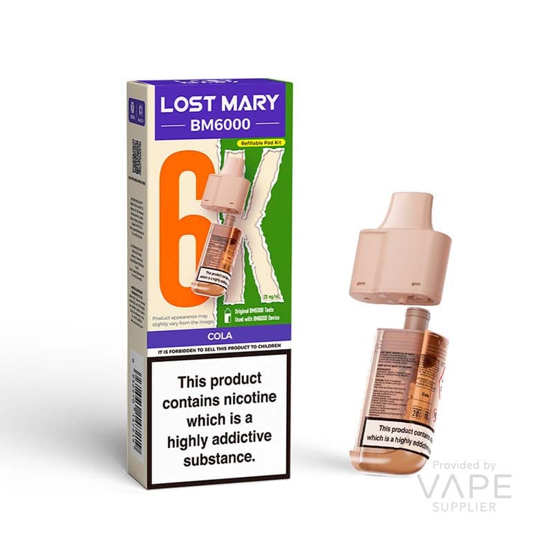Lost Mary BM6000 Replaceable Pods [Cola / 20mg] - 12ml