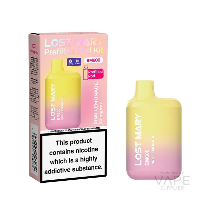 Lost Mary BM600 Prefilled Pod Kit [Pink Lemonade / 20mg] - 2ml