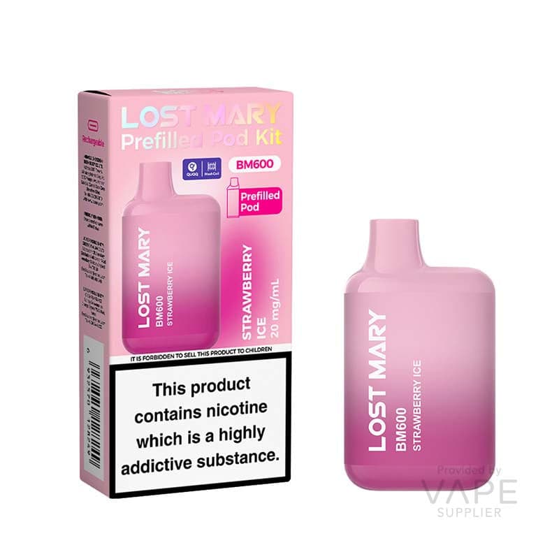 Lost Mary BM600 Prefilled Pod Kit [Strawberry Ice / 20mg] - 2ml