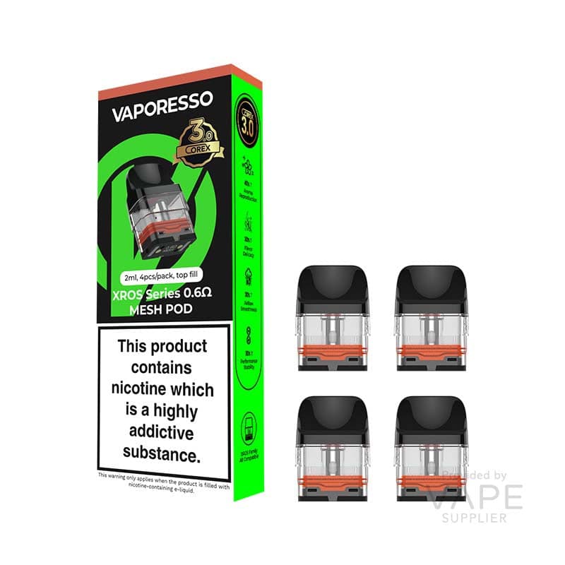 Vaporesso XROS Corex 3.0 Pods 4 Pack [0.6 Ohm / 2ml]