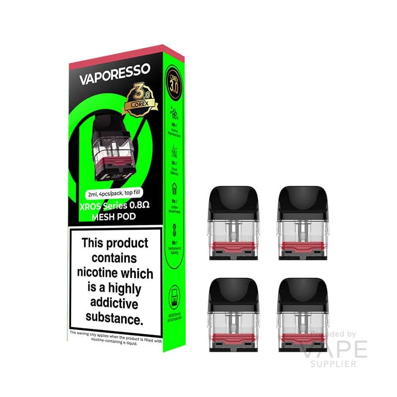 Vaporesso XROS Corex 3.0 Pods 4 Pack [0.8 Ohm / 2ml]