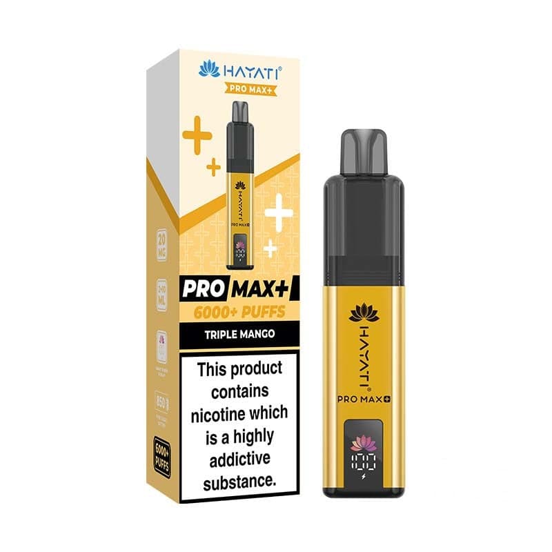 Hayati Pro Max+ 6K Prefilled Pod Kit -Triple Mango / 20mg]