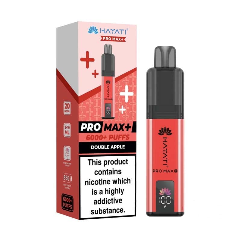 Hayati Pro Max+ 6K Prefilled Pod Kit -Double Apple/ 20mg]