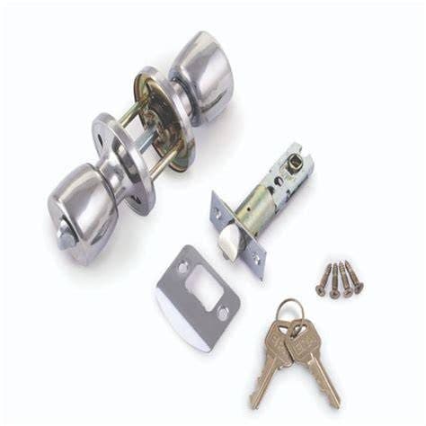 Era Entrance Lockset Tulip Chrome Effect