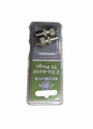 Tv Coax Plugs Pk2