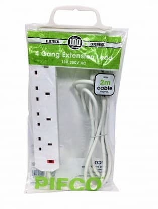 Daewoo 6G Ext Lead 2Mtr 13A
