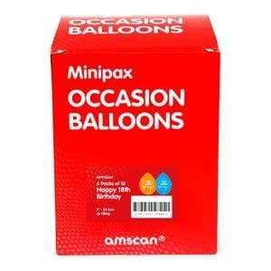 Happy 18th B'Day Minipax Balloon