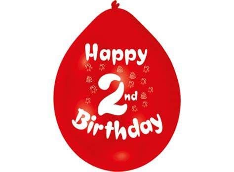 Happy 2nd B'Day Minipax Balloo