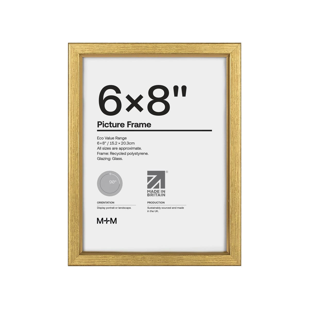 Frame 14 X 11" 91 Gold S First