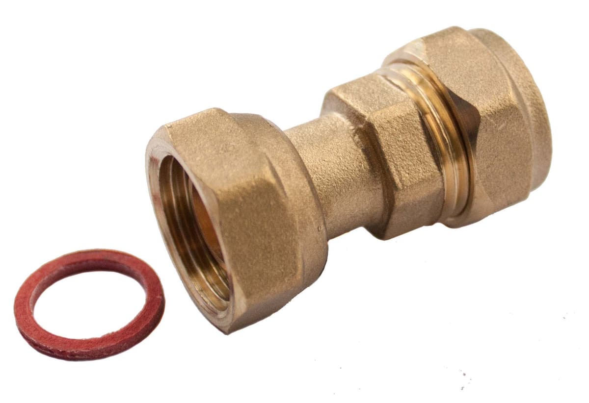 Compression Straight Tap Connectors 15mm X 3/4"