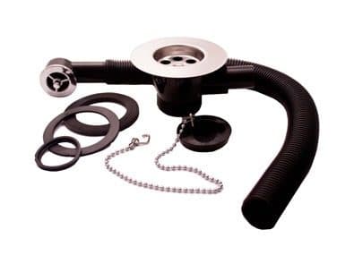 Combined Waste & Overflow For Sinks 1 1/4" S/S