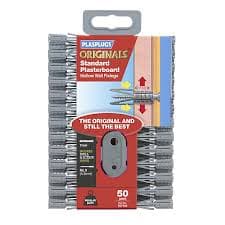 Plasplugs Std Plasterboard Hollow Wall Fixings (SCF552) 3