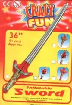 36" Infl Sword