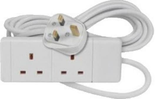 Powerplus 2 Way 13amp 2mtr Ext Lead